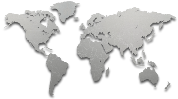 The new stainless steel world map